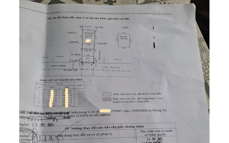 Bán nhà Thới An 16 Phường Thới An Q. 12, nở hậu, giá chỉ 2.x tỷ